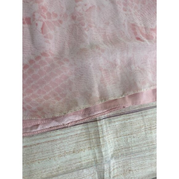 Erin Featherstone Women's Watercolor Pink Rose Watercolor Chiffon Dress - 4 - Picture 6 of 14